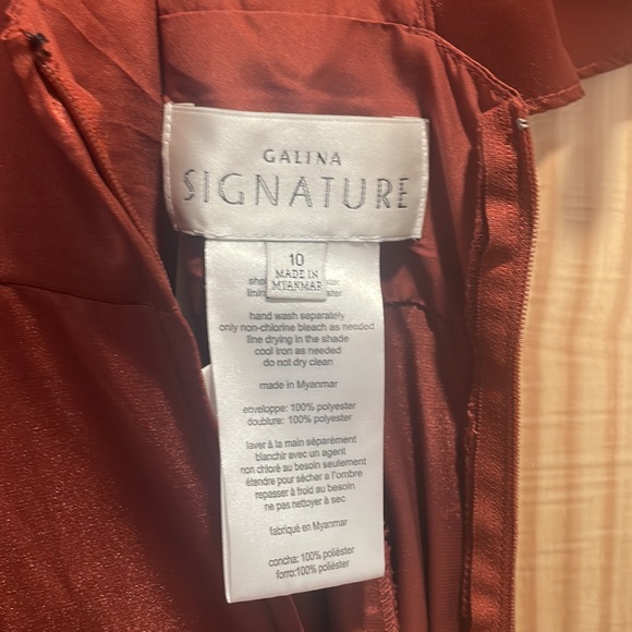 Davids Bridal Galina Signature Bridesmaid Dress - Picture 3 of 4